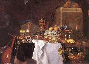 HEEM, Jan Davidsz. de A Table of Desserts g oil painting artist